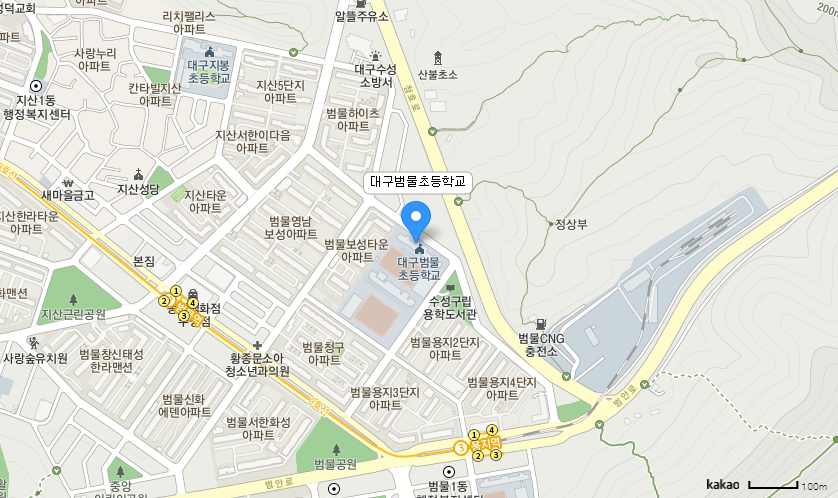학교 찾아오시는 길 지도